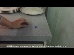 S1004 مفتاح استشعار لمسة ضئيل ، طول الكابل 1500 مم ، DC12V ، 60W أقصى ، التحكم المقسوم