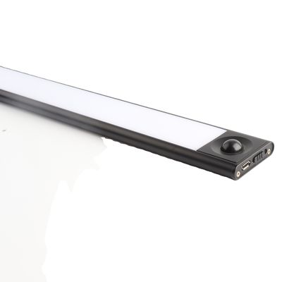 جهاز استشعار الحركة الألومنيوم ضوء LED للخزانة والأثاث 400mm ظل الزجاج المتجمد