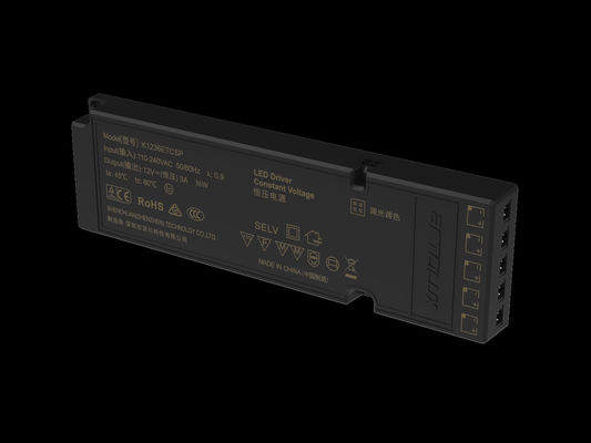 ETSC 36W-12V محرك LED عالي الرفيعة الجهد الثابت للتوقيت وتعديل CCT